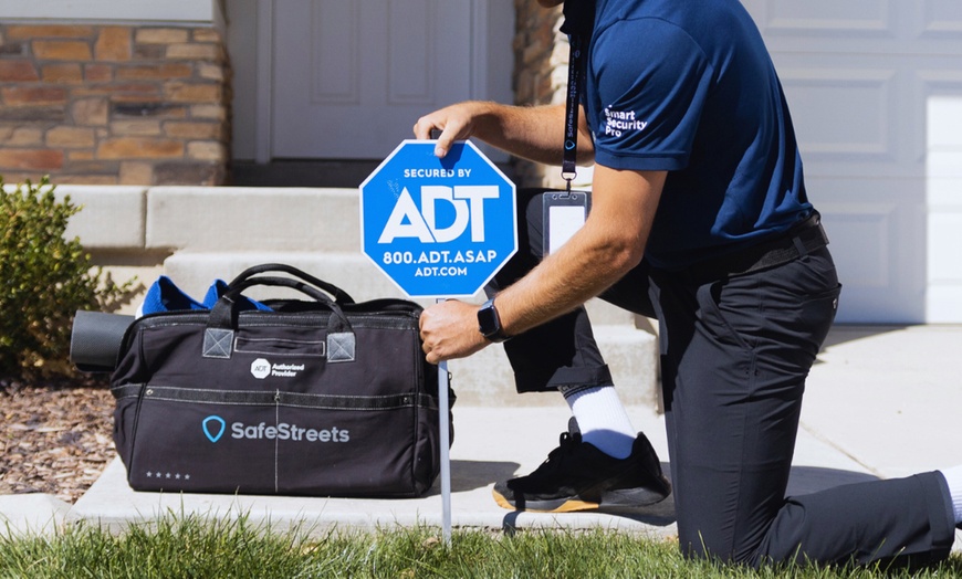 Image 1: Up to $1,200 in ADT-Monitored Equipment + $200 Visa® Gift Card!  