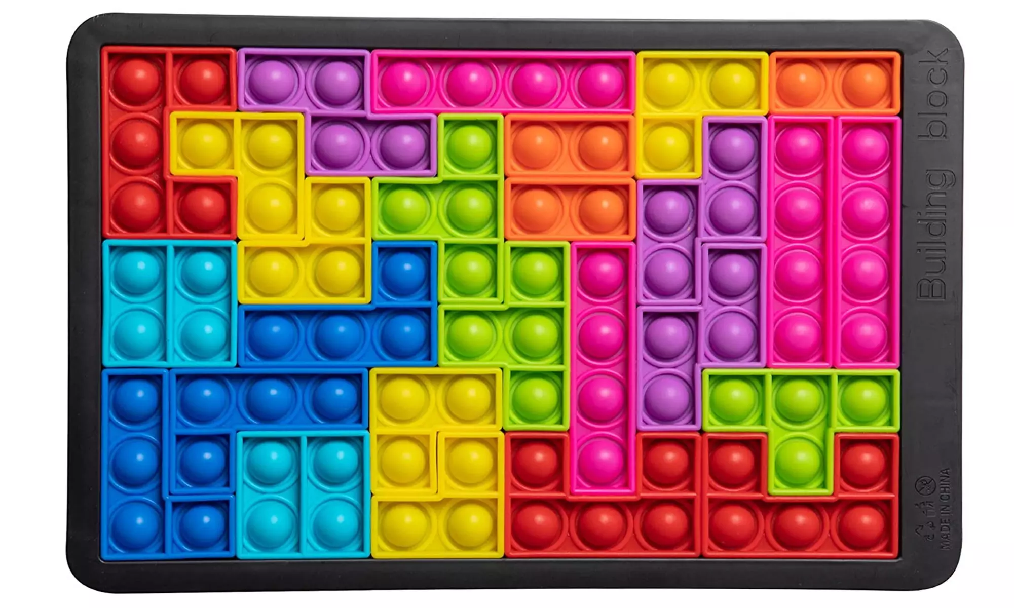 27pc Jigsaw Puzzle Game Pop Push It Bubble Sensory Fidget Toys 