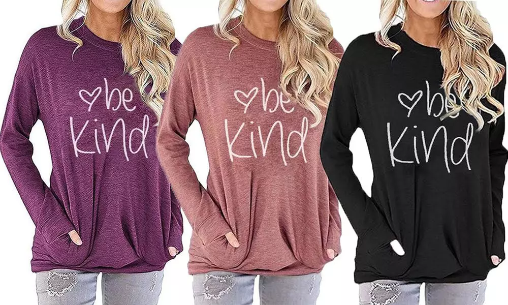 Leo Rosi Women's Be Kind Top. Plus Sizes Available. - Primary Image