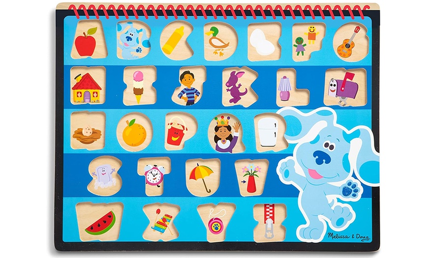 Image 5: Melissa & Doug Blue's Clues & You! Wooden Chunky Puzzle
