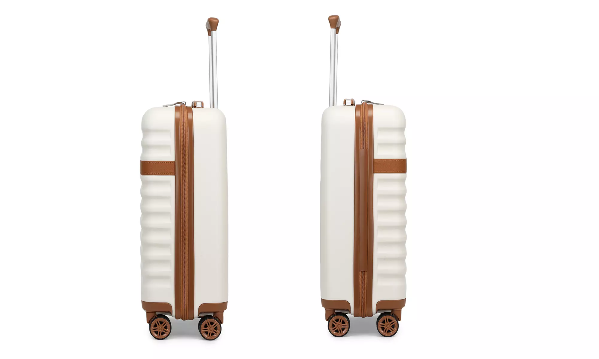 Conjunto de viaje con maleta rígida de cabina, bolsa de mano y neceser