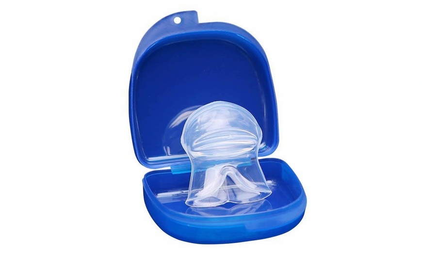 Image 2: Anti Snoring Tongue Device Silicone Sleep Apnea Aid Stop Snore Sleeve