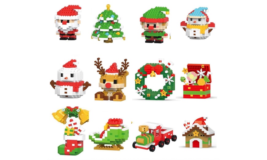 Image 2: Christmas Mini Building Block Set
