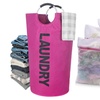Image 1: 90L Large Laundry Basket Mesh Laundry Wash Bags for Socks Underwear Hosiery Bras
