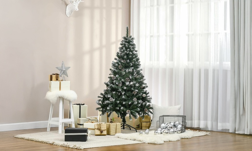Image 14: HOMCOM Artificial Christmas Trees Collection