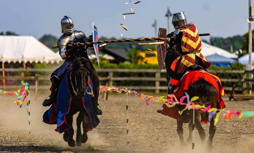 Image 1: Join the Festivities! Family Pass to Camelot for Aug 16 & 17