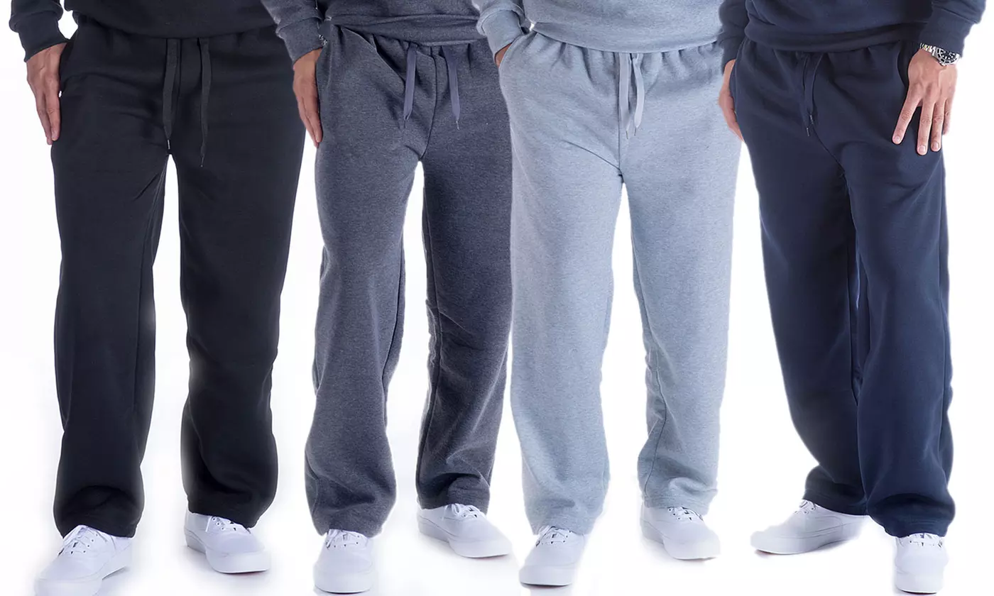 LeeHanton Men's Soft Straight-Leg Sweatpants (S-5XL) - Primary Image