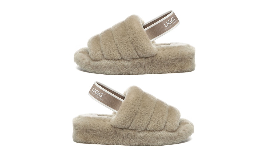 Image 18: UGG Puffy Slippers