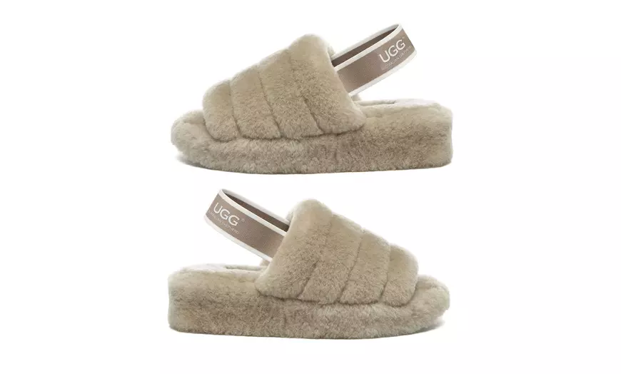 Image 18: UGG Puffy Slippers