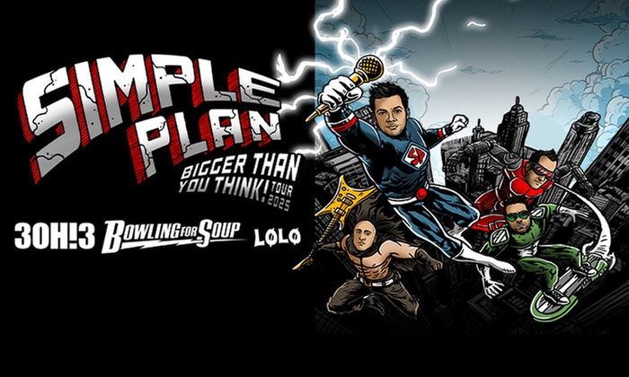 Simple Plan: Bigger Than You Think! Tour - Up to 33% Off
