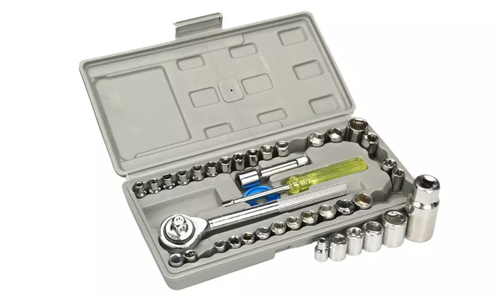 Combination Socket Wrench Set (40-Piece) - Primary Image