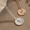 Image 2: Personalised Birth Flower Necklace