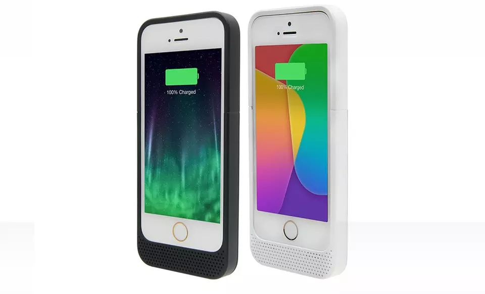 LifeCHARGE Apple-Certified 2,300mAh Battery Case for iPhone 5/5s. Free Returns. - Primary Image