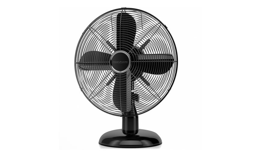 Image 2: Ventilador de pie de diseño en acero inoxidable ProfiCare  