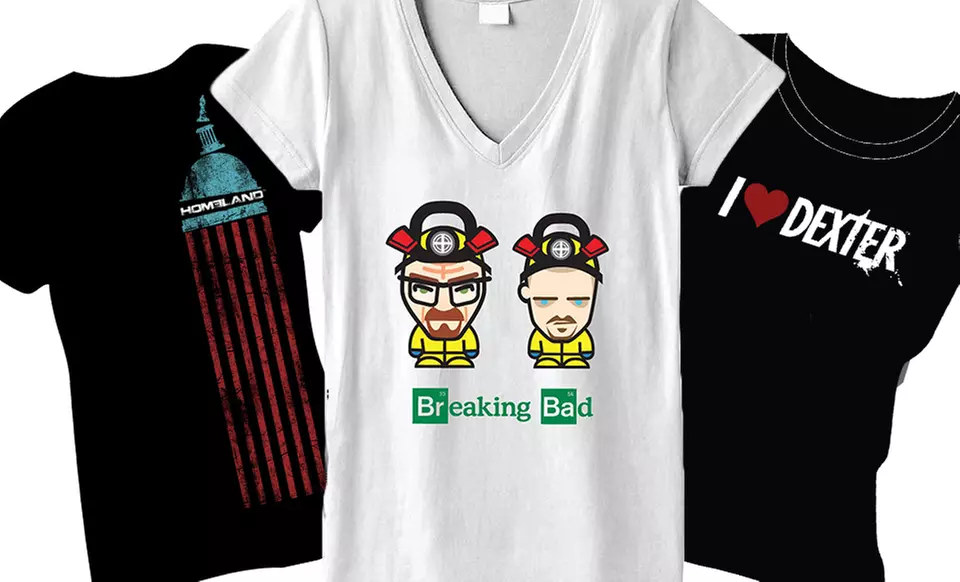 $11.99 for a Screen-Printed Breaking Bad, Dexter, Homeland, or True Blood T-Shirt ($24.99 List Price). Free Returns. - Primary Image