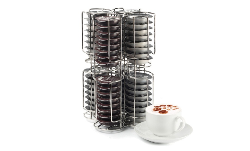 Image 4: Tassimo Chrome Coffee Pod Holder