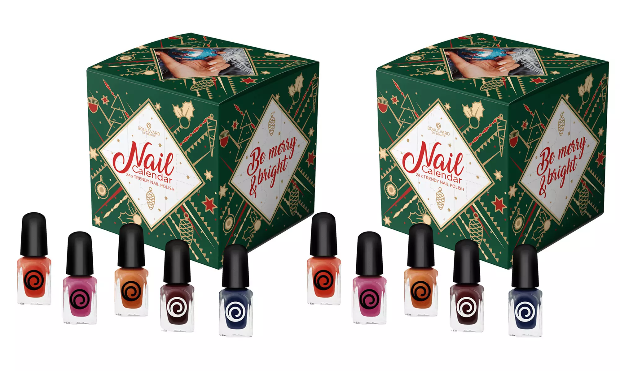 1 of 2 adventskalenders met 24 nagellakken - Image 6