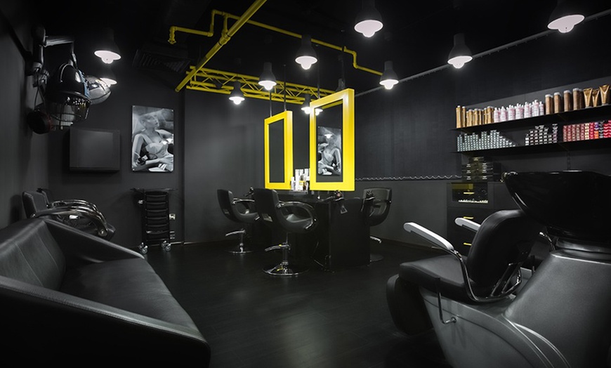 Image 2: Top-to-Bottom Treat: Mani-Pedi Combos with Hair Wash & Blow-dry