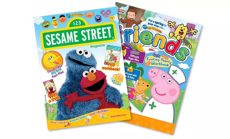 1-Year, 6-Issue Subscription to Sesame Street Magazine or Fun to Learn Friends - Primary Image