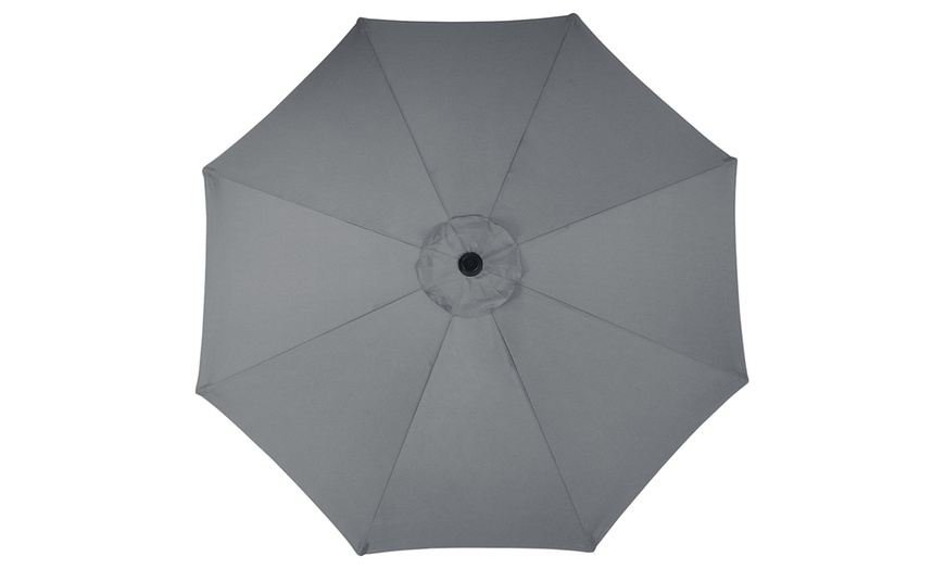Image 14: 3M Rotating Parasol with UV Protection; Adjustable and Stylish Design