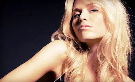 Cut, Blow-Dry, and Style with Option of Single-Process Color or Partial Highlights at Kara Laney Designs (Up to 67% Off) - Primary Image