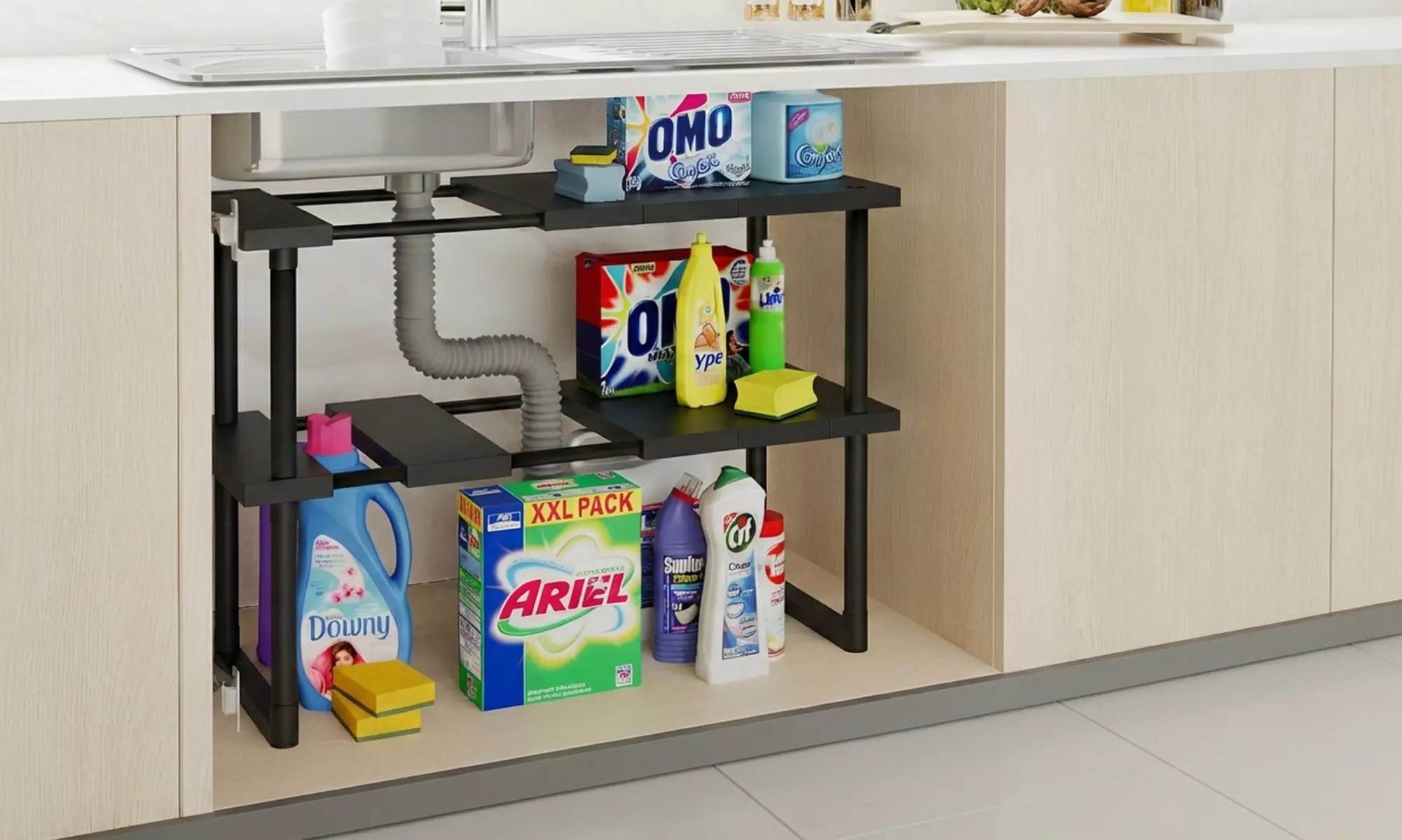 Extendable Under Sink Organizer