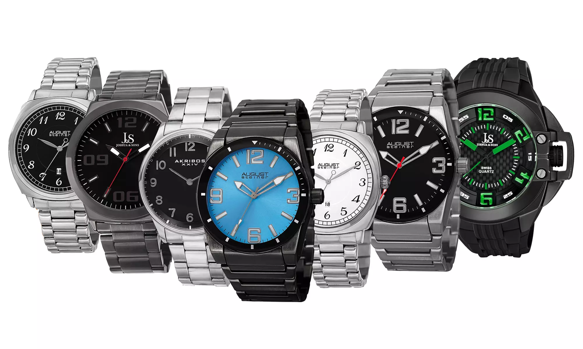Designer Blowout Classic Stainless Steel and Sport Watches - Primary Image