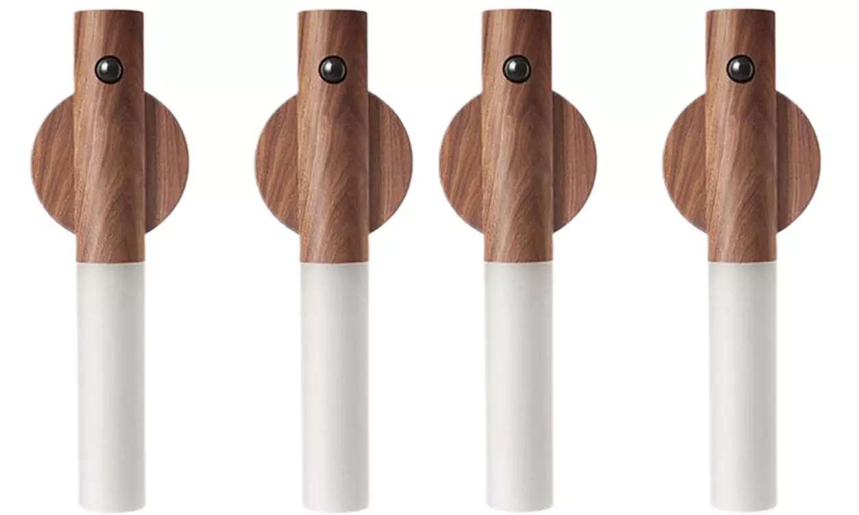 2er- oder 4er-Set LED-Nachtlichter mit Bewegungs-Sensor