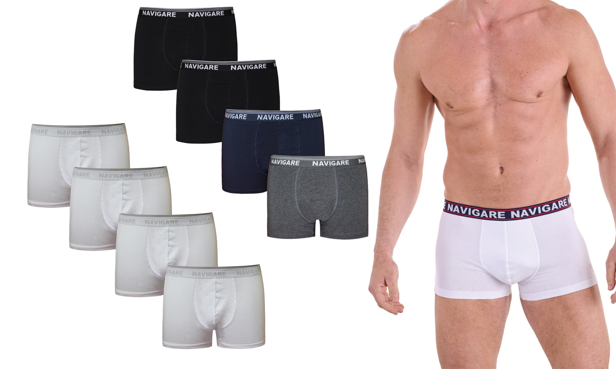 4er- oder 8er-Pack Herren-Boxershorts „Navigare“