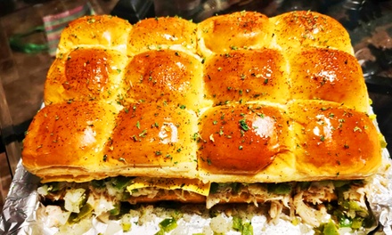 Chicken Cheesesteak Sliders (12 Pieces) - East coast sliders Squad