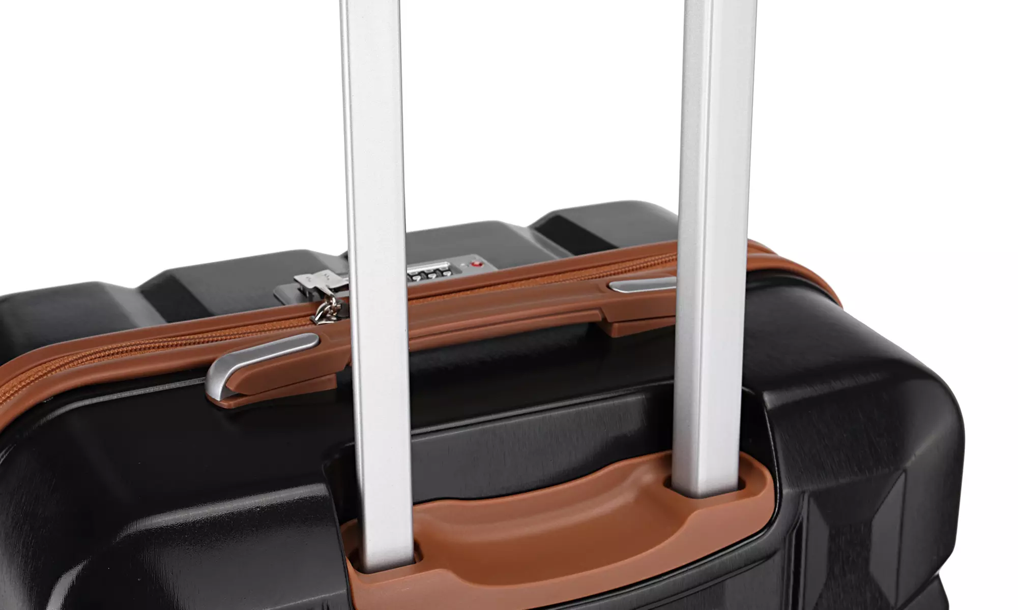 Valise ABS anti-rayures, poignée télescopique et serrure TSA