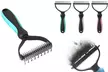 Dog Brush for Shedding Dematting Pet Grooming Cat Hair Undercoat - Second Medium