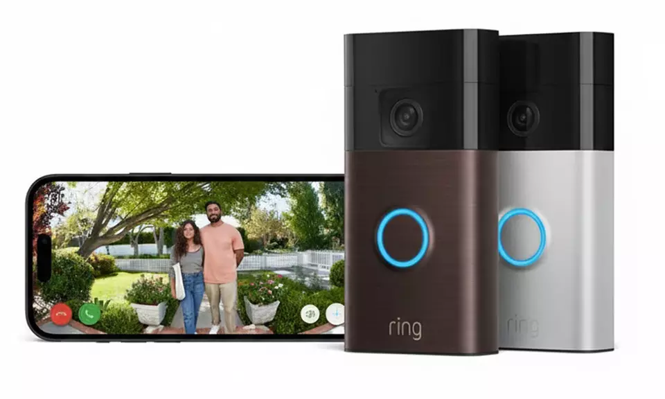 New Ring Battery Video Doorbell - HD 1440p, Colour Night Vision, Head-to-Toe View