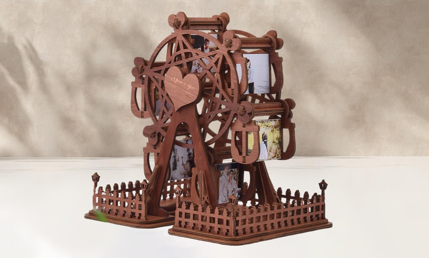 Image 5: Foto-Riesenrad aus Holz in der Farbe nach Wahl