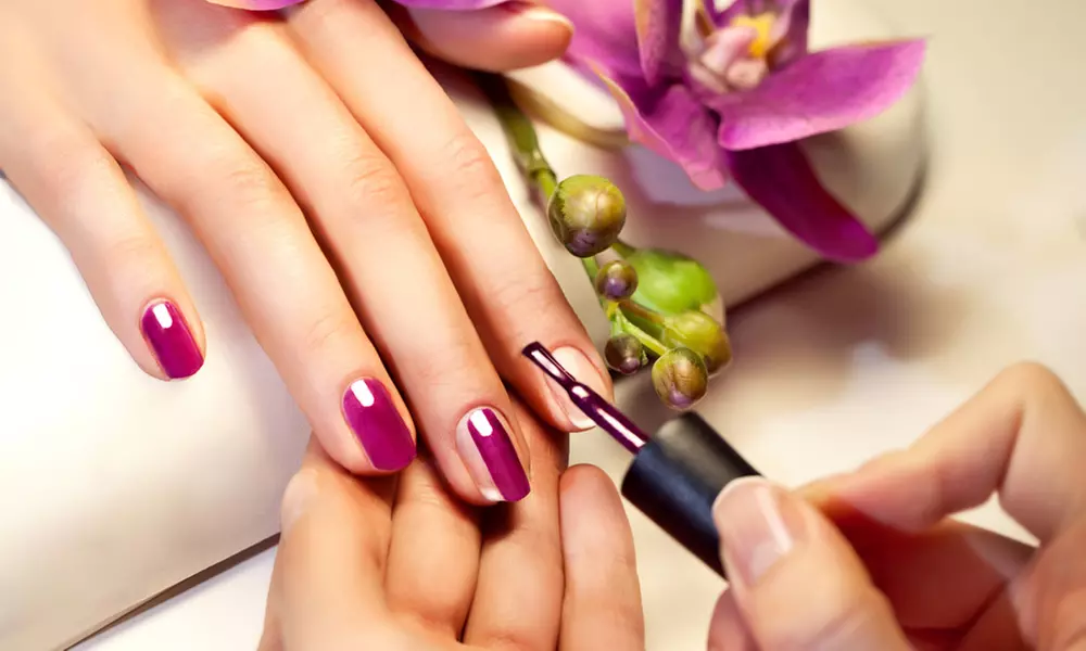 A Manicure and Pedicure from Glamour Nail Salon (50% Off) - Primary Image