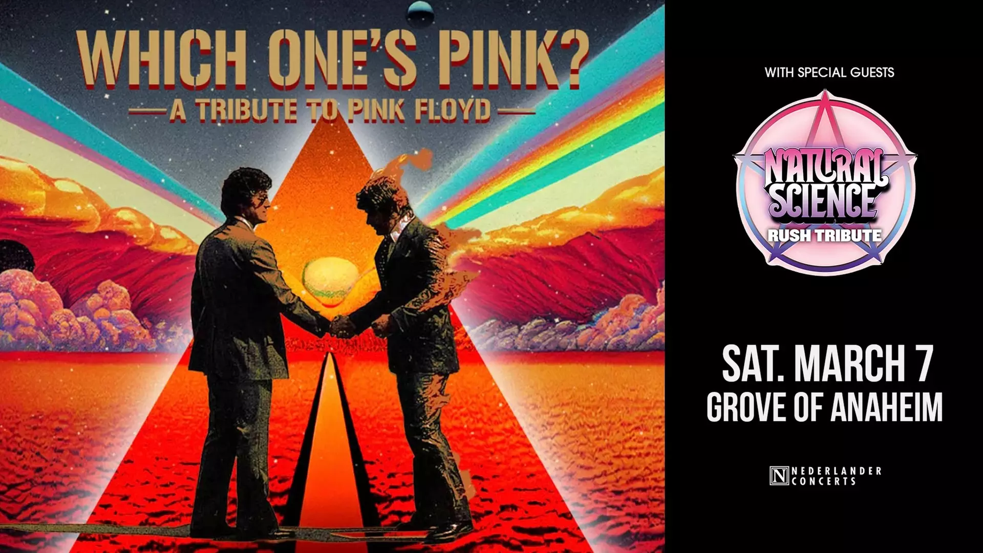 Which One's Pink - A Tribute to Pink Floyd W/ Natural Science Rush Tribute on March 7 - Primary Image