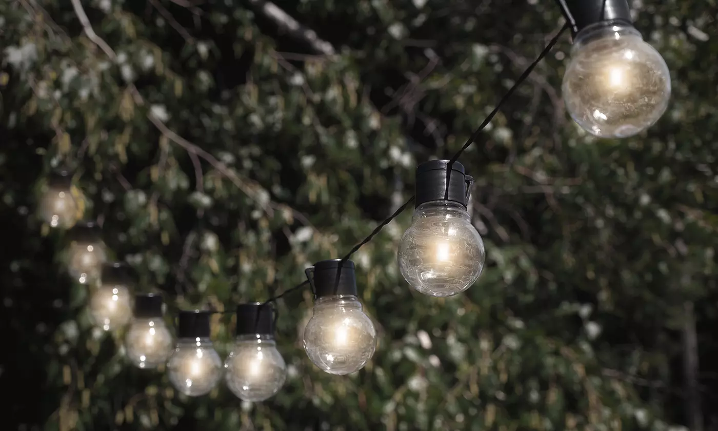 Nitebulbs Solar Powered Outdoor String Lights    - Primary Image