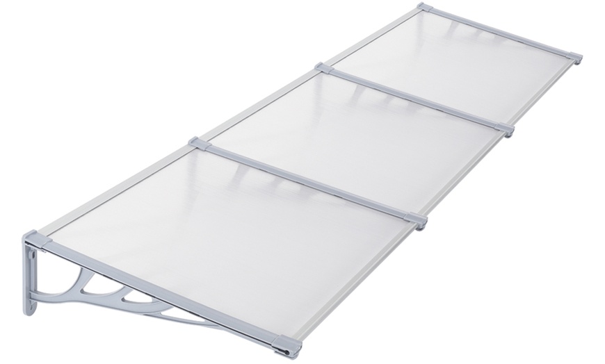Image 18: All-Weather Plastic Sloped Canopy