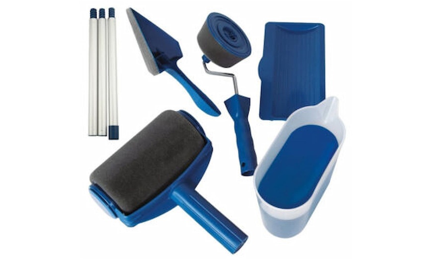 Image 1: Kit de rouleaux à peinture avec rallonges et récipient de Herzberg