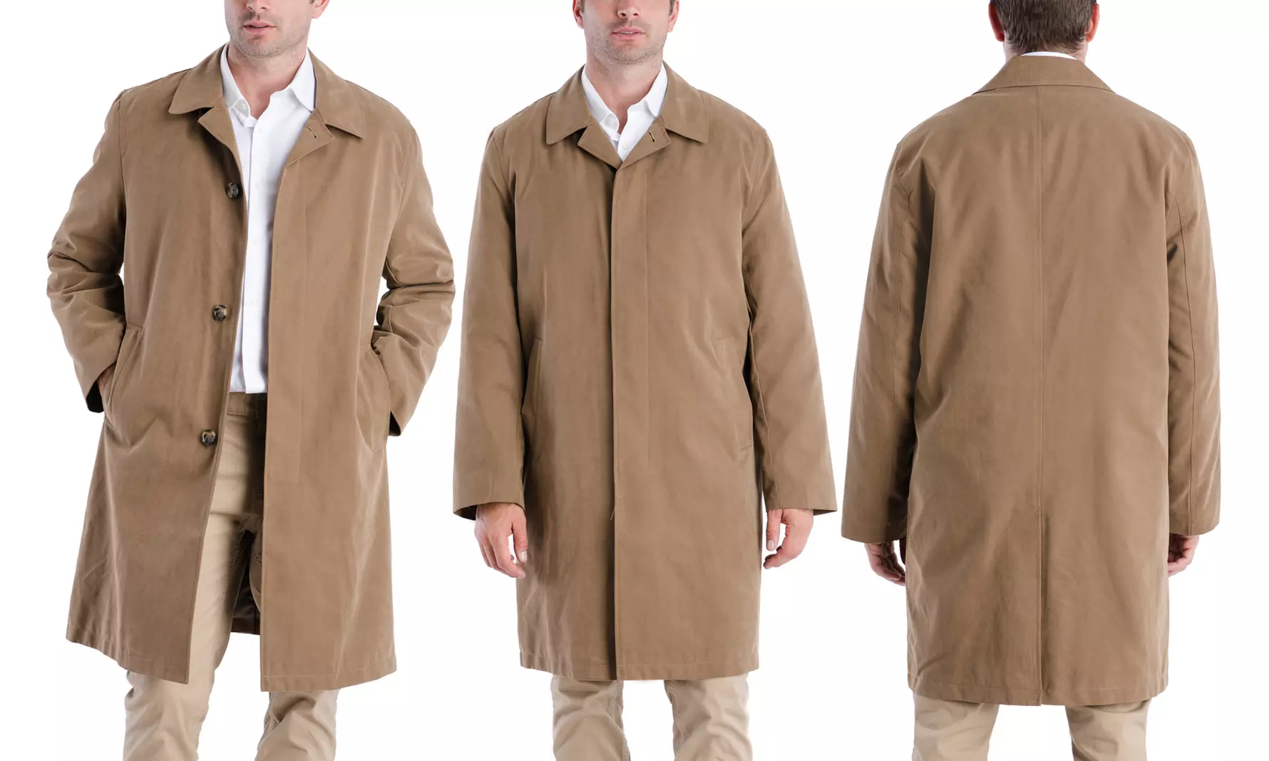 London Fog Men's Trench Rain Jacket (Size 42R) - Second Medium