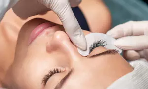 Ultimate Lashes & Brows Transformation at LAMASAT AL YASMIN LADY SALON (Up to 63% Off)