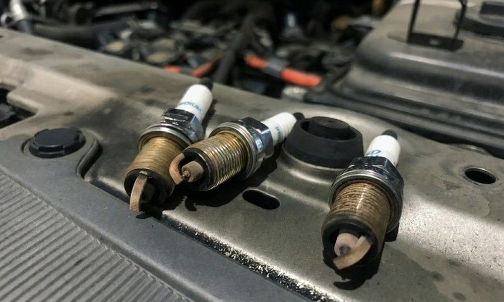 Essential Tune-Up for 4, 6, or 8 Cylinder Sedans & SUVs, includes spark plug replacement - Up to 55% Off