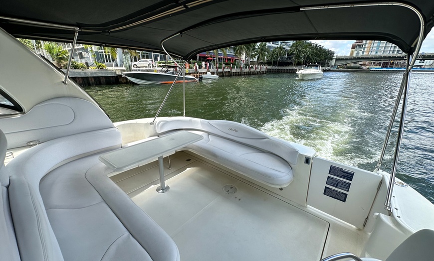 Image 7: Miami Boat Charter w/ 5 or 7 Hours for Price of 4 or 6 Up to 13 People