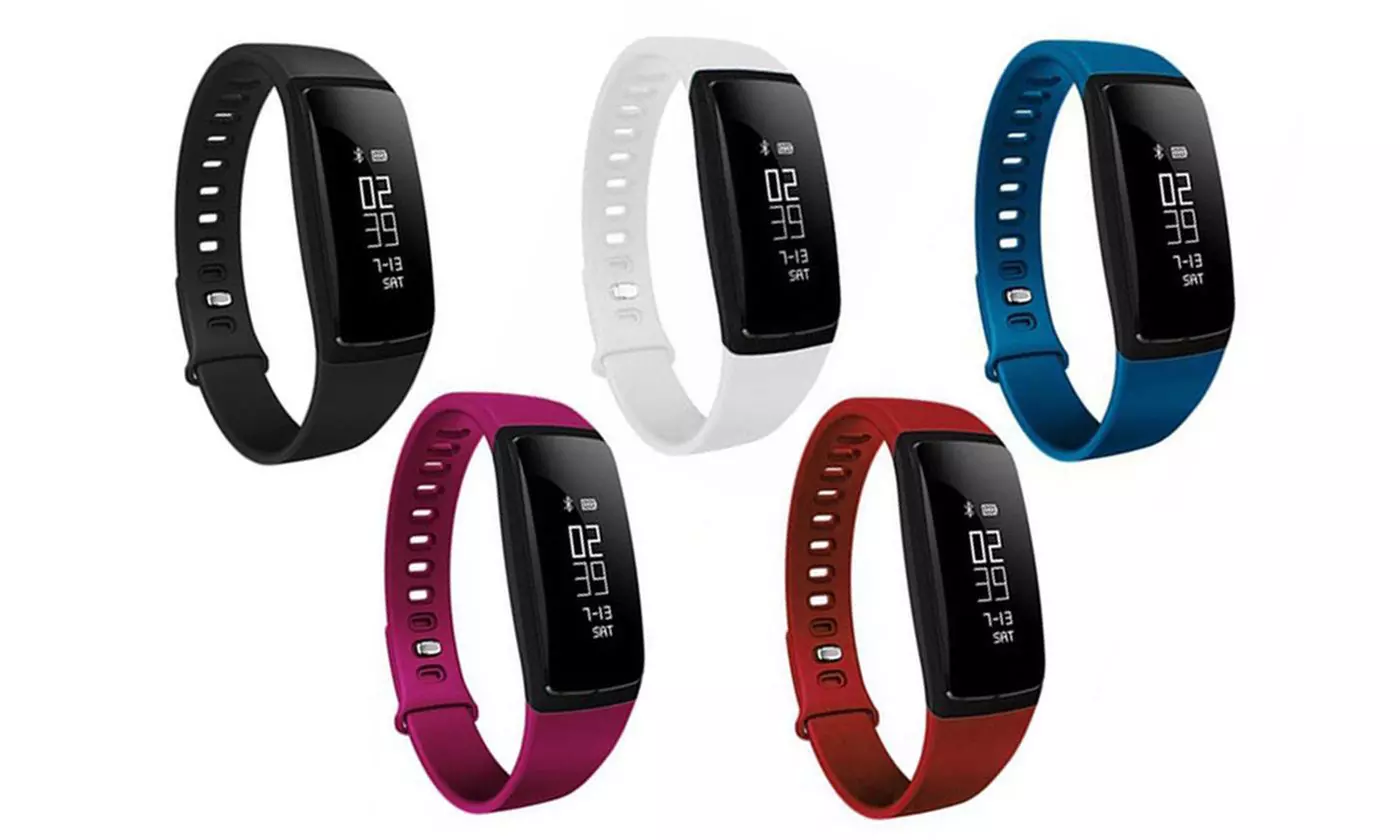 Fitness Tracker Watch with Blood Pressure and Heart Rate Monitor - Primary Image