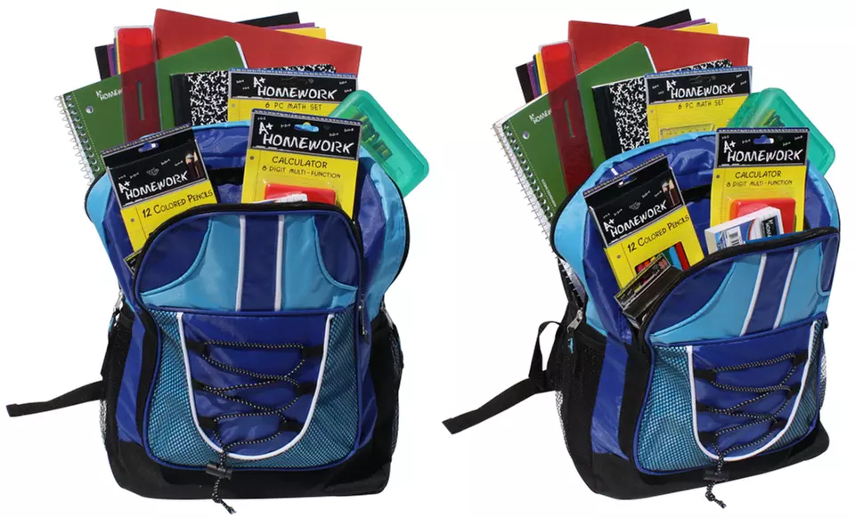 Backpack Pre-Filled with School Supplies - Second Medium