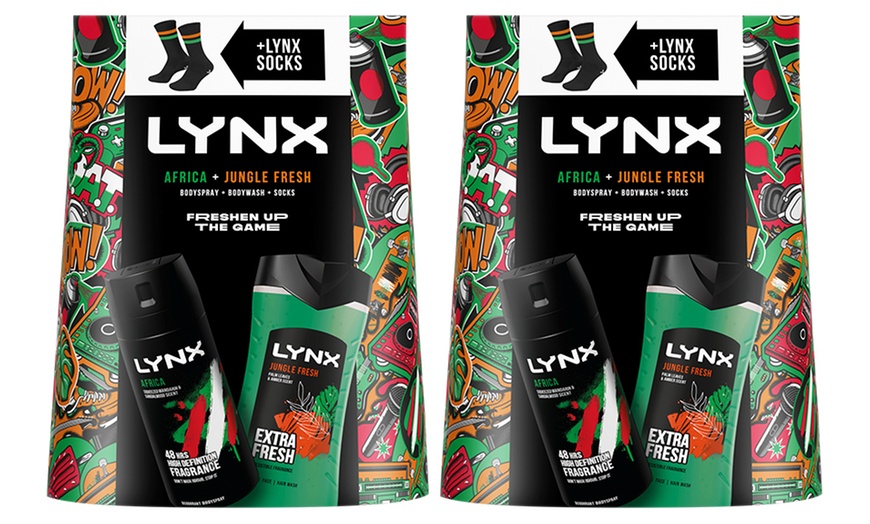 Image 3: Lynx Freshen up The Game Africa & Jungle Fresh Duo Gift Set