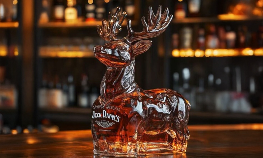 Image 1: Animal-Shaped Borosilicate Glass Bottle