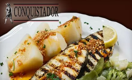 $15 for $30 Worth of Portuguese Fare and Drinks ($35 Worth if Redeemed on Tuesday or Wednesday) at Conquistador Restaurant - Primary Image