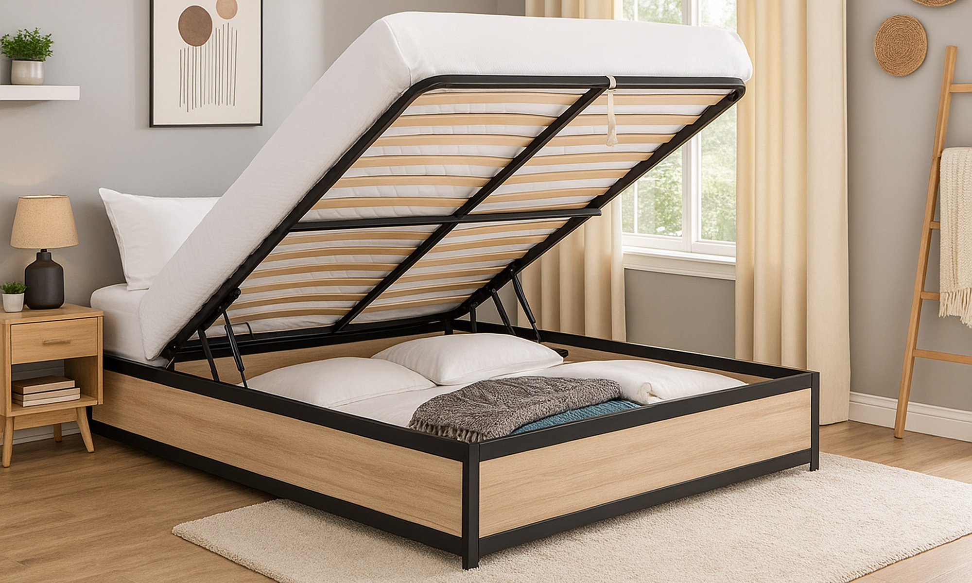 Lit coffre industriel "Boston" de Sampur