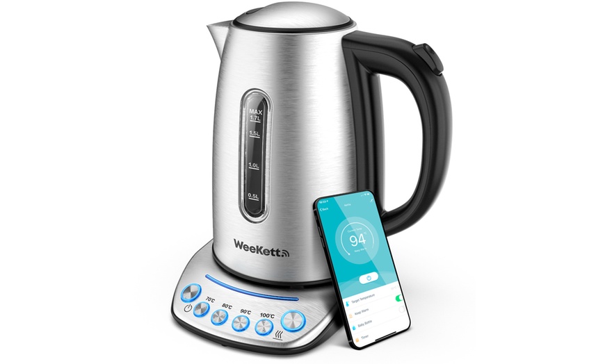 Image 2: WeeKett Alexa Smart Kettle, voice control with Amazon Alexa, Google & Siri